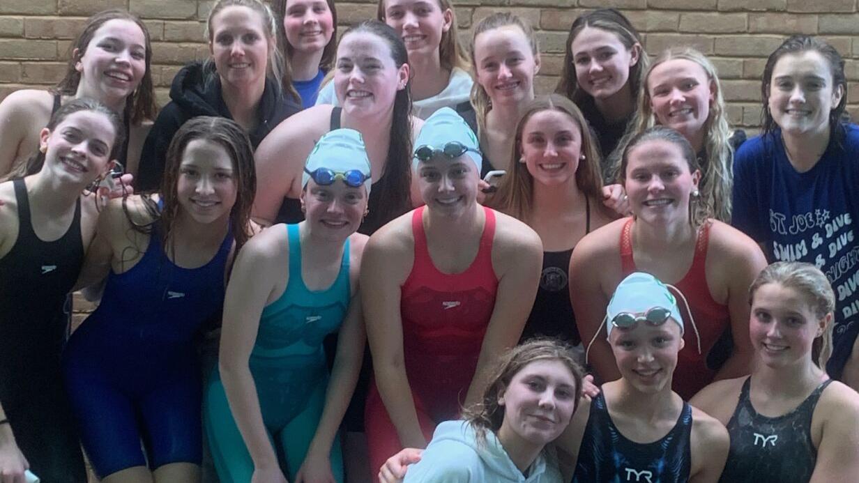 Wolf's big day helps lift St. Joseph's to MWAA swimming championship